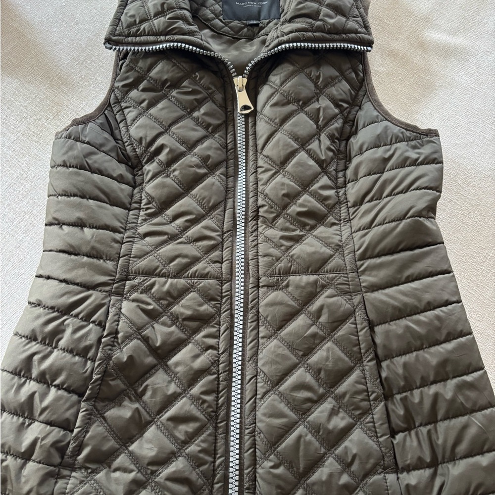 Marc New York Quilted Tan Vest